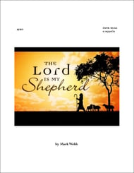 The Lord Is My Shepherd SATB choral sheet music cover Thumbnail